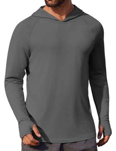 Vente en gros de Upf50 + Sweat à capuche de pêche Protection Uv Respirant Maillot de pêche à manches longues Tops Gear Manufacturer Private Label - Product Image 4