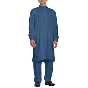 2024 High Quality <b>Men's</b> Casual Cotton <b>Shalwar</b> <b>Kameez</b> Sets-Quick Dry Wrinkle Free Adult Pakistani Suits - Product Image 6