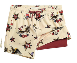 Men 5.5 Inch <b>Swim</b> Trunks with Compression Liner <b>Board</b> Shorts Quick Dry Beach Swimwear with Zipper Pockets - Product Image 4