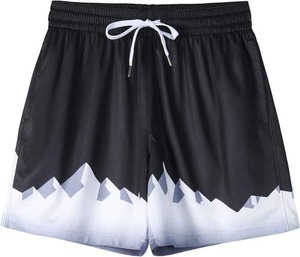 Short de basket-ball à motifs solides, vêtements de sport décontractés entièrement sublimés, taille élastique, service OEM, teint uni, vente en gros - Product Image 1