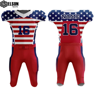 Best Selling Factory <b>Price</b> Sports Wear American <b>Football</b> Uniform Set Wholesale Custom Sublimation American <b>Football</b> Jersey - Product Image 2