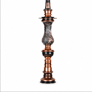 Chicha Farida de luxe en marbre laqué, modèle mini droit, pour fumer la chicha - Product Image 3