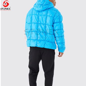 High Quality Lightweight Cozy Extreme Puffer Jacket Casual Style Hooded Padded Jacket Stand Collar Zipper Wholesale for Winter - Product Image 2