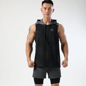 Camiseta sin mangas de algodón de secado rápido para hombre, ropa de gimnasio transpirable para entrenamientos casuales, varios colores listos, estilo muscular - Product Image 3