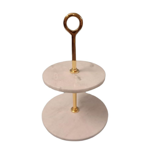 Soporte de pastel de madera y mármol Mejor precio Nuevo diseño Soporte de pastel de mármol de lujo personalizado a un precio increíble - Product Image 6