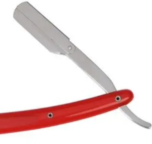 Rasoir de conception personnalisée droite et réutilisable à bas prix avec manche en plastique couleurs personnalisées - Product Image 5