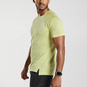 T-shirt de golf sportif respirant en coton biologique 100% pour homme, neuf, OEM, avec logo personnalisé - Product Image 2