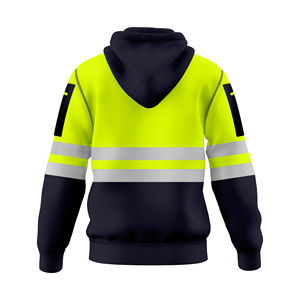 Top tendance 100% Polyester personnalisé Hi Vis sweat à capuche sécurité réfléchissante vêtements de travail de qualité supérieure durable nouveau style Hi Vis sweats à capuche - Product Image 6