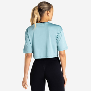 Women's Oversize Cotton T-Shirt Custom Printing Vintage Style Loose Fit <b>Crop</b> <b>Top</b> Spandex For Gym Exercise Athletic <b>Crop</b> <b>Top</b> Tee - Product Image 4