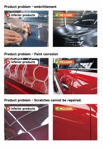 <span class=keywords><strong>Film</strong></span> de protection de peinture (PPF) TPU noir rose métallisé de qualité supérieure, auto-réparant, haute brillance, 7,5 mil, pour covering de voiture de luxe, direct usine - Product Image 4