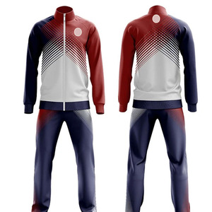 Chándales de calidad pura con etiqueta privada transpirable para hombre, fabricación de fábrica, chándales de sublimación para entrenamiento deportivo - Product Image 1