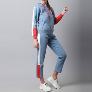 Conjunto Deportivo Casual de 2 Piezas para Mujer, Pantalones Cortos y Camiseta, Personalizable, de Poliéster/Algodón - Product Image 2