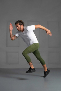Leggings de compression pour hommes, vêtements de sport pour la course à pied, le yoga, la gym, pantalons de jogging respirants et à séchage rapide - Product Image 5