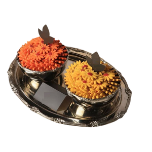 Design antique Hôtel Vaisselle Bol De Service À La Main En Métal Martelé Forme Ronde Bol À Chocolat Pour Chocolats Bonbons Meilleur Prix - Product Image 4