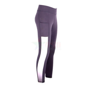 Leggings Deportivos de Mujer de Alta Elasticidad, Impermeables y Resistentes al Viento, con Control de Abdomen, Efecto Levanta Glúteos, Spandex/Poliéster, Cintura Media - Product Image 1