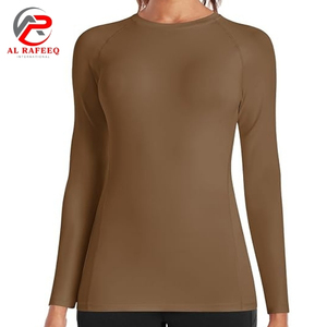 Wholesale Lightweight Slim Fit Tight Long Sleeve Gym <b>Tops</b> Fitness Yoga Sports Tshirt for <b>Women</b> - Product Image 4