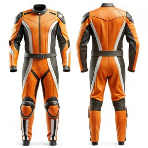 ชุดมอเตอร์ไซด์มอเตอร์ไซด์แห้งเร็วระบายอากาศได้ดีชุดหนังรถจักรยานยนต์ - Product Image 3