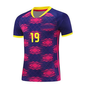 Camiseta de fútbol para deportes al aire libre para hombres, Camiseta holgada con cuello redondo para adultos, camisetas de corte automatizado, ropa de fútbol - Product Image 1