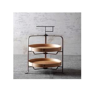 Elegante Soporte para Pastel de Metal Martillado para Exhibición de Postres en Bodas, Recepciones, Fiestas, Decoración de Mesa y Organización de Eventos - Product Image 2