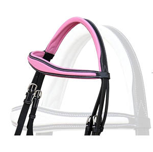 Profesional de alta calidad Durable al aire libre de cuero ecuestre ajustable Color Rosa caballo brida riendas personalización aceptada - Product Image 3
