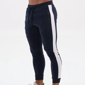 กางเกงจ็อกเกอร์ทรงขาบานผู้ชายคุณภาพสูงแบบ OEM กางเกงเดปท์แทร็คผ้ายืดหยุ่น กางเกงผู้ชายทรงขาบานแบบซักแล้ว - Product Image 4