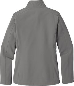 Veste softshell pour femme personnalisée de qualité supérieure avec capuche doublée polaire coupe-vent chaud et léger imperméable isolé - Product Image 2