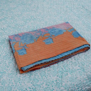 Jeté de couverture de couette bébé imprimé indien pour enfants, couverture de literie unisexe, impression de bloc de main pour tout-petits, couette en coton faite à la main - Product Image 3
