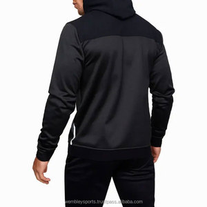 Survêtement en polaire avec logo personnalisé pour homme, survêtement 2 pièces, ensemble à capuche, vêtement de rue, survêtement de jogging, vente en gros - Product Image 3