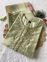 Robe de créateur en soie longue à la mode Salwar Kameez Dupatta pakistanaise pour les fonctions de mariage indien pakistanais