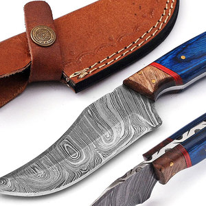 Cuchillo de Supervivencia Táctico HTTC STORE, el Más Vendido de Fábrica, de Acero de Damasco y Madera, para Caza al Aire Libre, con 3 Años de Garantía - Product Image 1