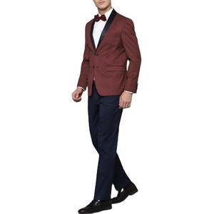 Vente chaude 05% de réduction sur 2024 dernière arrivée 3 pièces Slim Fit hommes Costume col Mandarin costumes smoking Homme Costume peigné hommes - Product Image 2