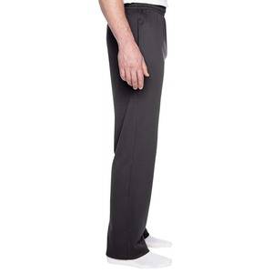 Pantalon de survêtement unisexe décontracté doublé de polaire lourde coupe ample - Product Image 2