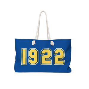 Elegante bolso de lona con cierre abierto 1922 bolso de compras Sigma Gamma Rho para mujer - Product Image 1