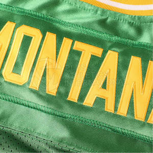 Camiseta de fútbol de poliéster con tela de gestión de la humedad para uso en equipo Camiseta de fútbol americano a todo color - Product Image 4