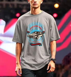 Camiseta Vintage con Logotipo Personalizado, Lavada al Ácido, DTG DTF, para Hombre, Algodón Grueso, Talla Grande, 100% Algodón - Product Image 5