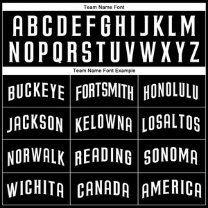 Maillot de baseball authentique personnalisé noir blanc - Product Image 4