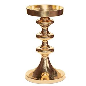 Portavelas de cristal con aspecto de madera y metal, portavelas de cena ligera, portavelas votivo de mesa personalizado, novedad - Product Image 6