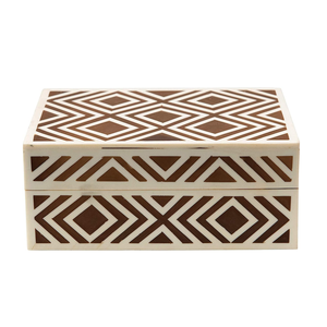 Boîte de rangement en bois avec incrustations d'os de designer antique, nouvelle sortie, boîtes de décoration intérieure pour bijoux, vente en gros en provenance d'Inde - Product Image 1