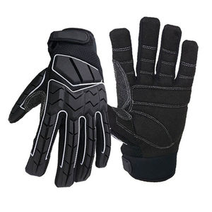 Precio al por mayor, gran oferta, guantes de seguridad mecánicos hechos con material de alta calidad y alto estándar, guantes de cuero sintético con infusión de carbono - Product Image 3