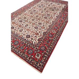 Alfombra de Lana Anudada a Mano Azul Aalam Pae-6092 con Patrón Floral Rectangular para Decoración de Sala de Estar, Tamaño 9x12 para Adolescentes - Product Image 2