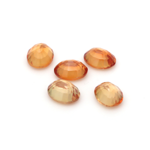 Saphir jaune de Madagascar cultivé en laboratoire meilleure alternative au saphir naturel pierres précieuses en vrac tailles de coupe ovale de 2x3 à 15x20mm - Product Image 3