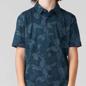 Nueva llegada otoño 100% algodón bebé niño niños polos para uniforme escolar con manga corta para niños - Product Image 6