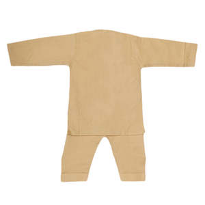 Shalwar Kameez brodé pour nouveau-nés garçons - Beige - Product Image 5