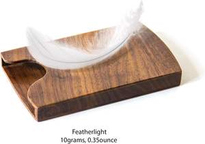 Tarjetero de madera para hombres y mujeres con capacidad para 25 tarjetas utilizadas como estuche de negocios - Product Image 4