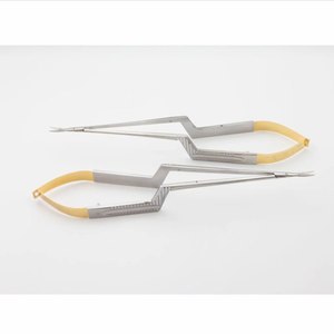 Yasargil Micro-Tijeras Kit de sutura instrumento médico Manual de acero inoxidable Instrumentos quirúrgicos reutilizables - Product Image 2