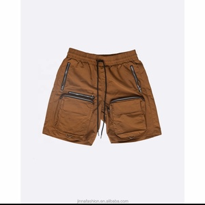 Pantalones cortos de calle personalizados para hombre, pantalones cortos Cargo de algodón 100% con bolsillo múltiple y cremallera informal de verano para hombre - Product Image 3