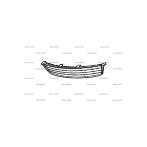 Rejilla de Parachoques MHR-16936 para Alfa Romeo 145 (08-10) TR Origin - Product Image 1