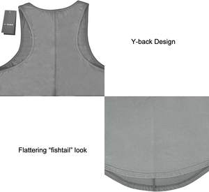 Débardeur de musculation pour homme Design Stringer personnalisé de haute qualité 100% coton tissé tricoté respirant - Product Image 5