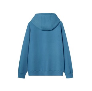 เสื้อฮู้ดดี้ผู้ชายผ้าฝ้ายฟลีซ 100% สีพื้นเรียบ สำหรับฤดูหนาว แบบสั่งทำพิเศษ ขอบดิบ พิมพ์ลายด้วยความร้อน มีกระเป๋า สไตล์สตรีทแวร์ หนานุ่ม - Product Image 3