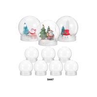 10 pièces 20x15mm mignon Mini globe en verre clair avec couvercle en verre dôme en verre